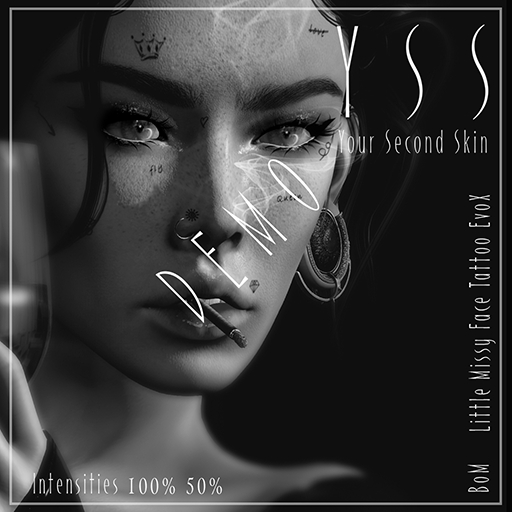 YSS: Little Missy Face Tattoo DEMO Black BOM (Add Me) Boxed