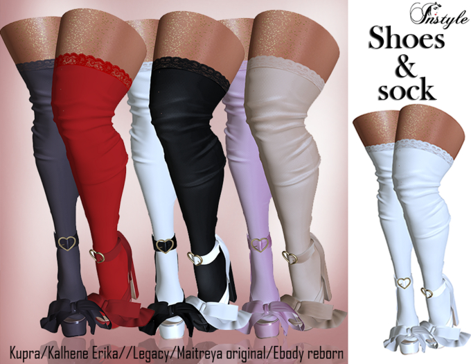 SALE!!!InStyle - Shoes & sock - White