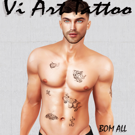 VI ART Tattoo Male BOM - Snake
