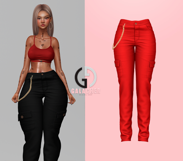 Galagher - Lara Pants Red