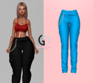 Galagher - Lara Pants Blue