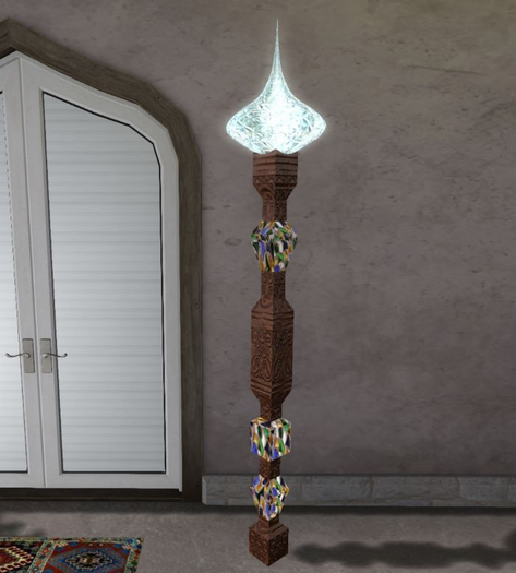 Light Post of Vintage Crystal Quartz