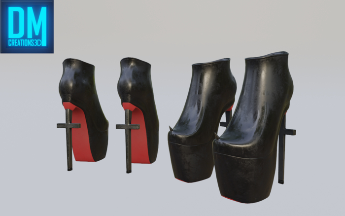 Tsumug Shoes Heels Full Perm Mesh
