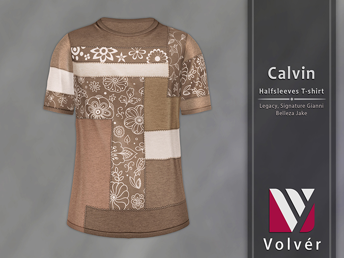 //Volver// Calvin T-shirt - Light Caramel