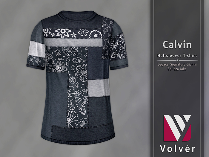 //Volver// Calvin T-shirt - Slategray