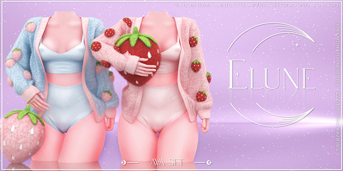 Elune. Ava Straberry Pillow - Yellow