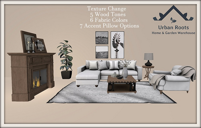 UR Arden Sectional Sofa Set (PG ) 