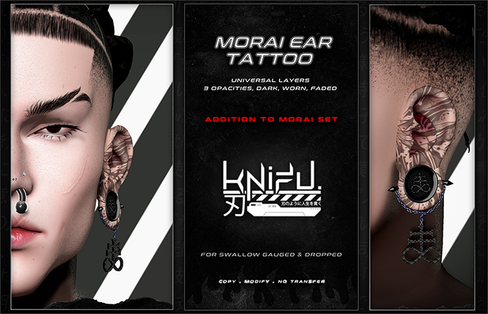 KNIFU. Morai Ear Tattoo (BOM)