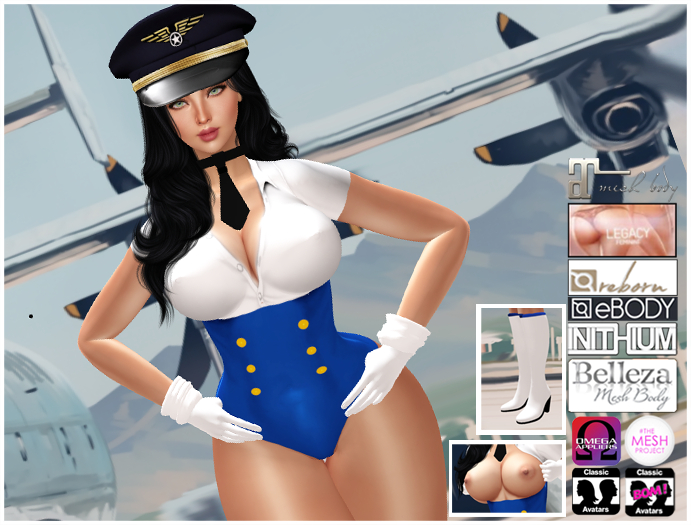 Costume Halloween,Pilot dancer