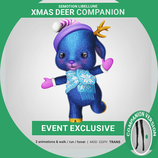 SEmotion Libellune Xmas Deer Companion EXCLUSIVE
