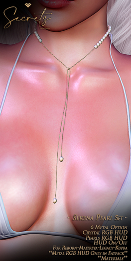 - Secrets - Serena Pearls Set - Bronze - Boxed -