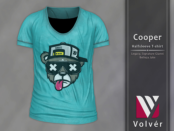 //Volver// Cooper T-shirt - Cyan
