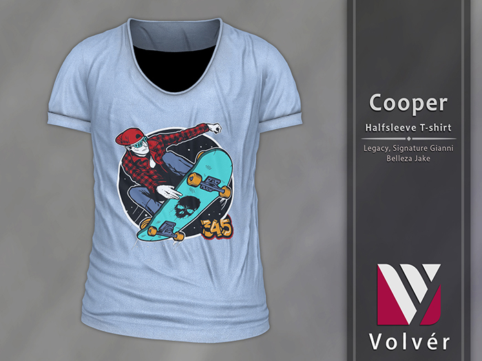 //Volver// Cooper T-shirt - Light Blue