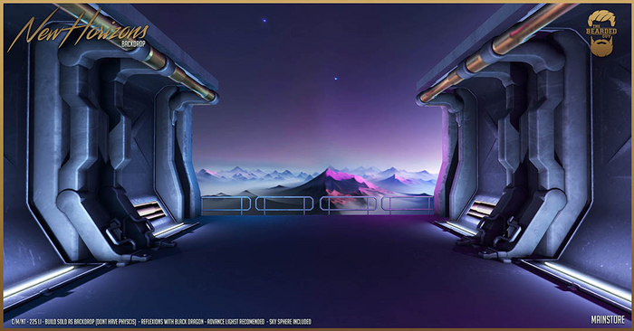 Pack New Horizons Backdrop - The Bearded Guy