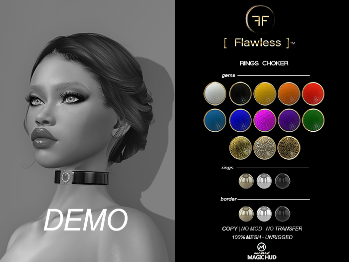 [Flawless] - rings choker DEMO ( Wear to Unpack)