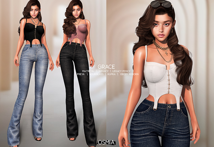 OSMIA - Grace.Flare.Jeans - FullPack