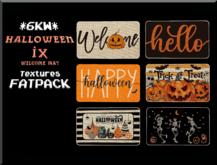 *6KW* FULL PERM Halloween IX Welcome Mat Textures FATPACK