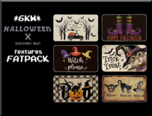 *6KW* FULL PERM Halloween X Welcome Mat Textures FATPACK
