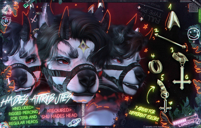✧AR✧ Cerber Attributes // Hades