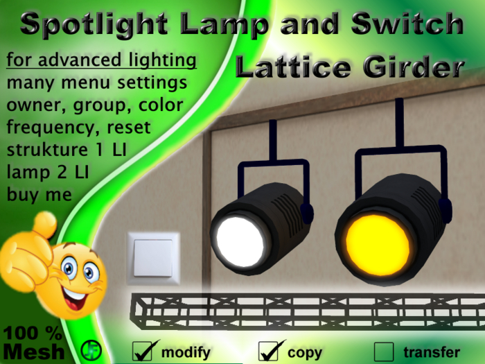 [JF] Spotlight Lamp & Switch