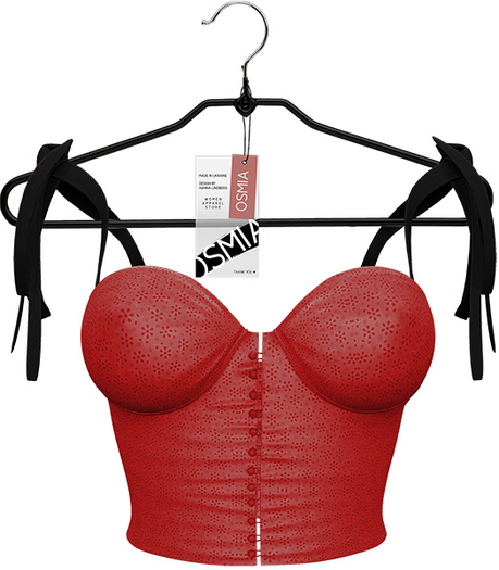 OSMIA - Lena.Lace Corset - Ruby