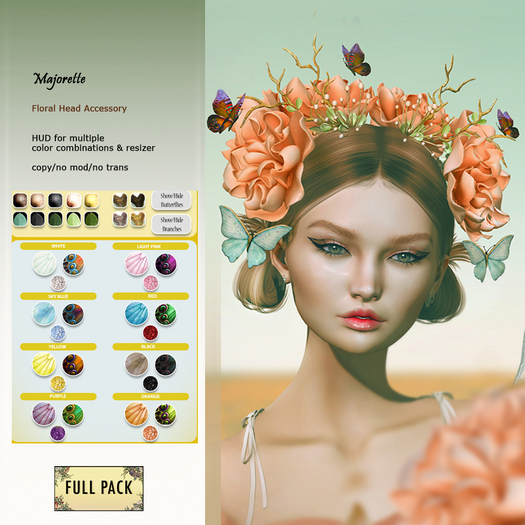 *LODE* Head Accessory - Majorette [Full Pack]