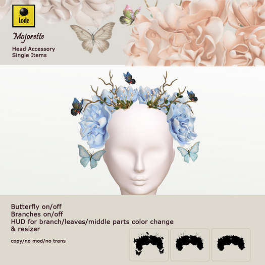 *LODE* Head Accessory - Majorette [sky blue]