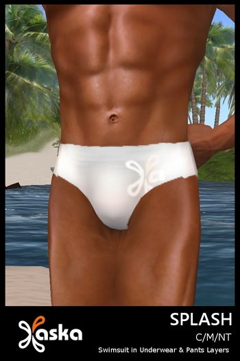 ASKA Swimsuit Splash White