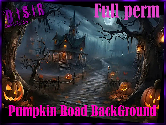~Disir DG~ Pumpkin Road BackGround