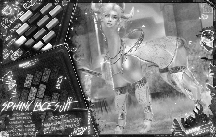 ✧AR✧ Sphinx Lace Suit // HH // DEMO