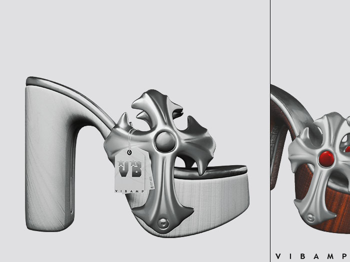 VB. Chrome Heels White