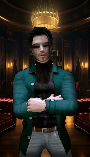 [ET] Gentlemens Coat Turquoise