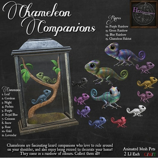 #10 *HEXtraordinary* Chameleon Companion - Gold