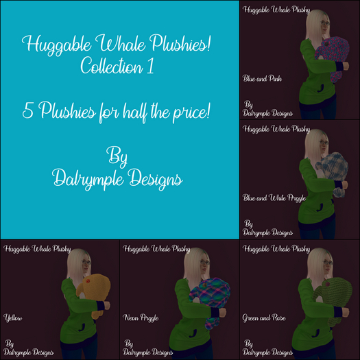 [Dalrymple Designs] Huggable Whale-Collection 1