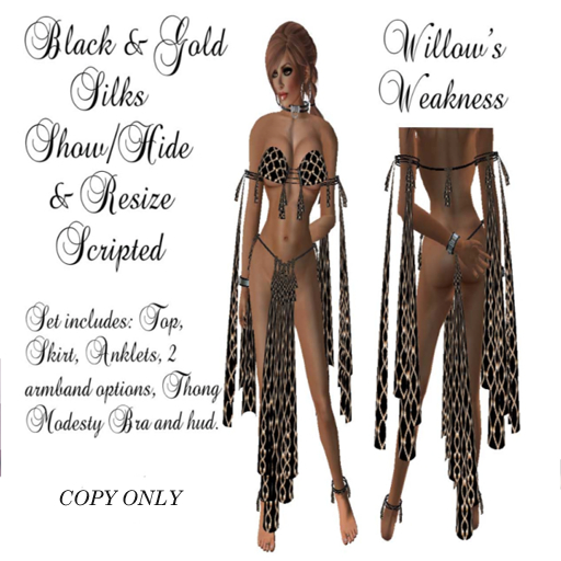 Black & Gold Silks Show/Hide