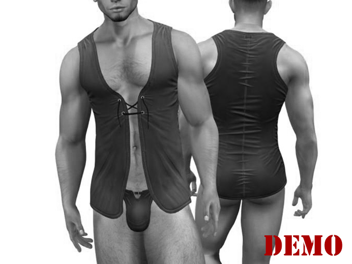DEMO Long top Spot leather TwoSided