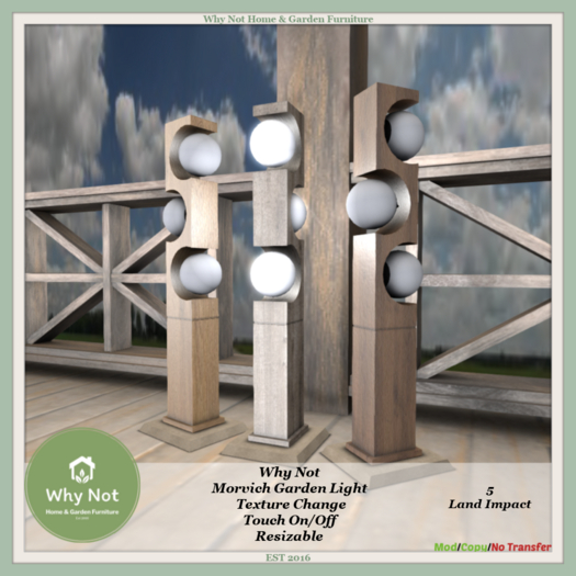 Why Not - Morvich Garden Light-Boxed