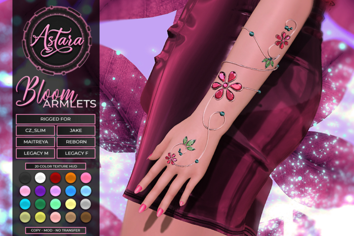Astara - Bloom Armlets [REBORN]