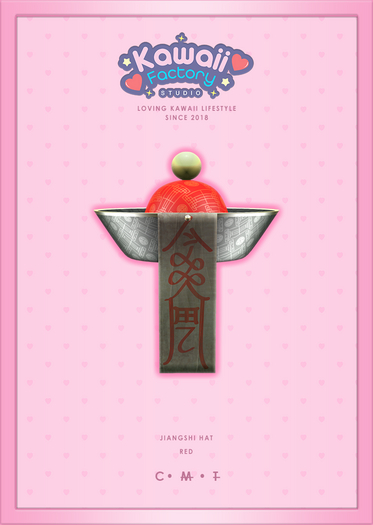 [=KFS=] Jiangshi Hat - Red