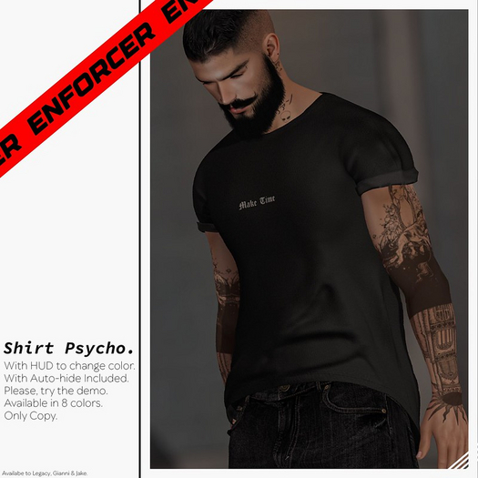 [ENFORCER] Shirt Psycho RED