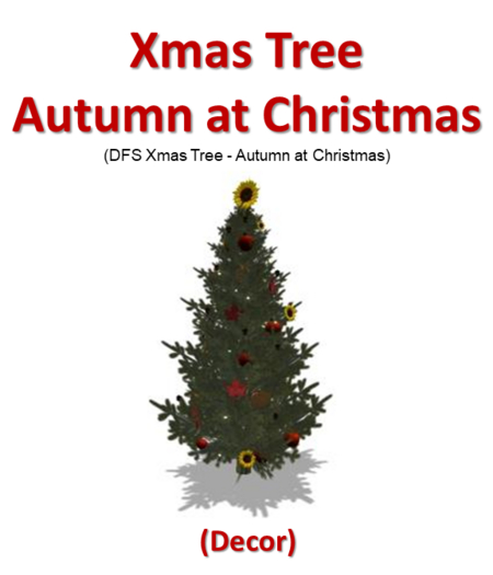 DFS Xmas Tree - Autumn at Christmas (DFS - Texture Only)