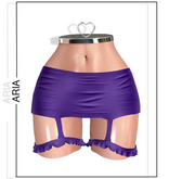 Purple Skirt Garter Slink Hourglass