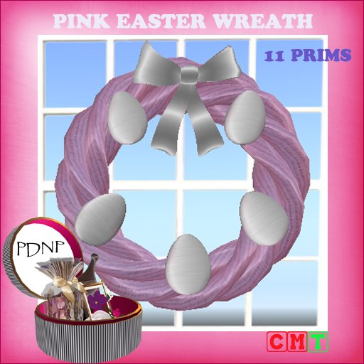 PDN: EASTER WREATH PINK BOXED