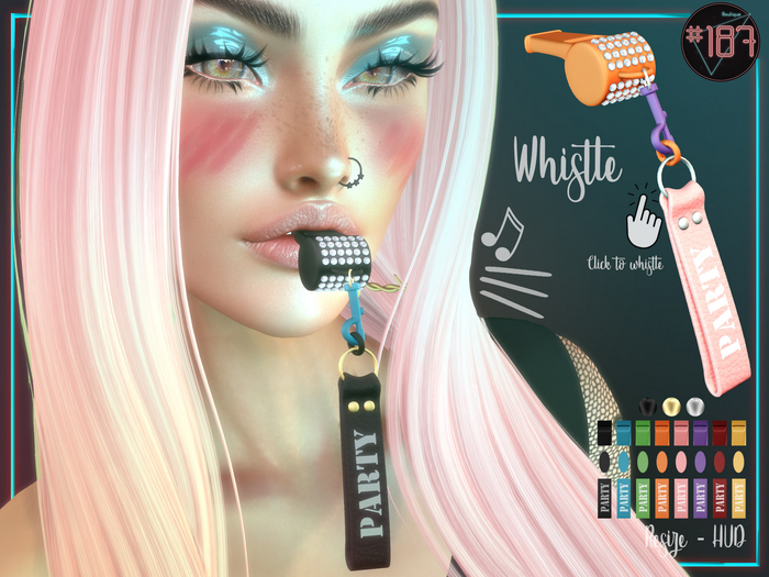 #187# Whistle *in mouth*
