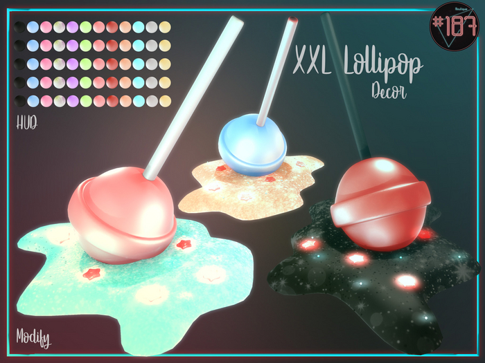 #187# XXL Lollipop Decor