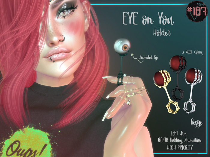 #187# Eye on You Holders *Holding*