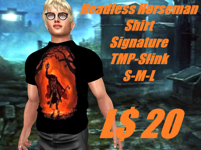 Halloween-Headless Horseman-Men's Mesh Shirt