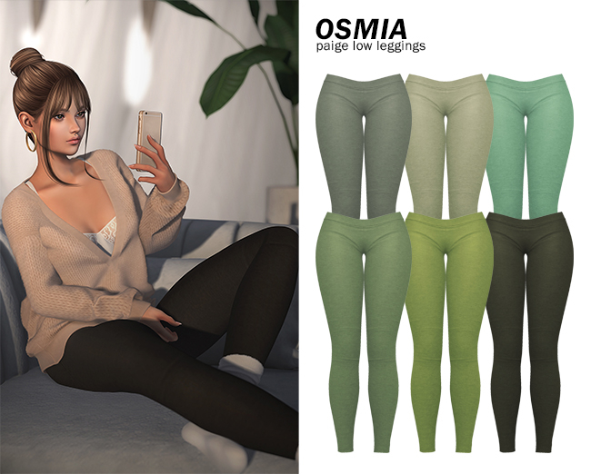 OSMIA - Paige Low Leggings [Tropical]