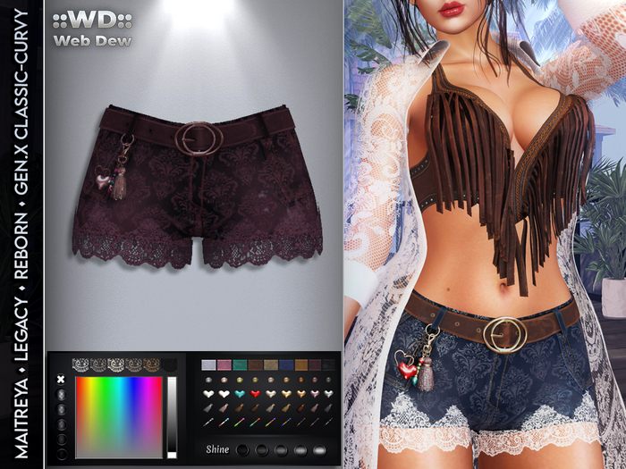 ::WD:: Shorts Maeve  - Purple