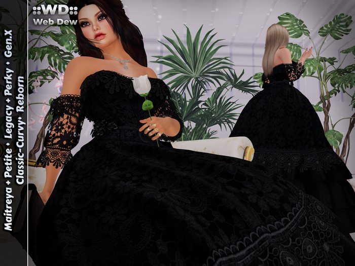 ::WD:: Dress Fleur - Black